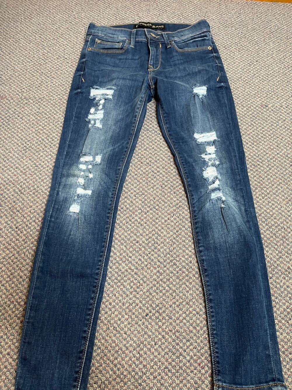 Express Mid Rise Legging Jean Size 2